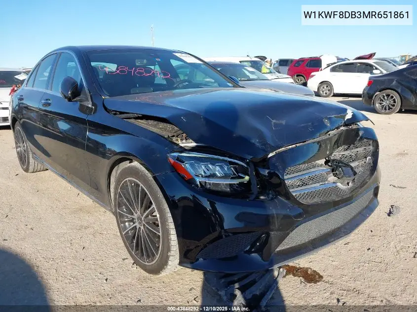 W1KWF8DB3MR651861 2021 Mercedes-Benz C 300 Sedan