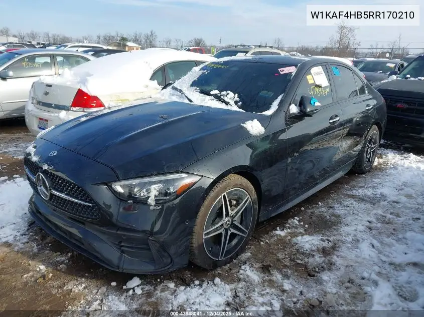 W1KAF4HB5RR170210 2024 Mercedes-Benz C 300