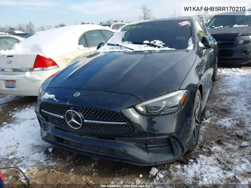 W1KAF4HB5RR170210 2024 Mercedes-Benz C 300