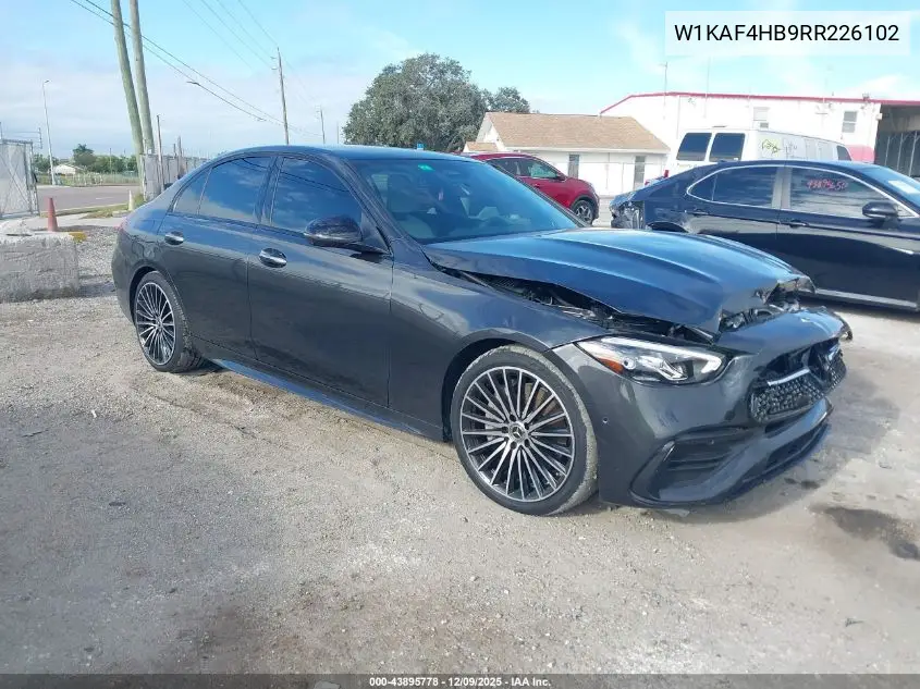 W1KAF4HB9RR226102 2024 Mercedes-Benz C 300