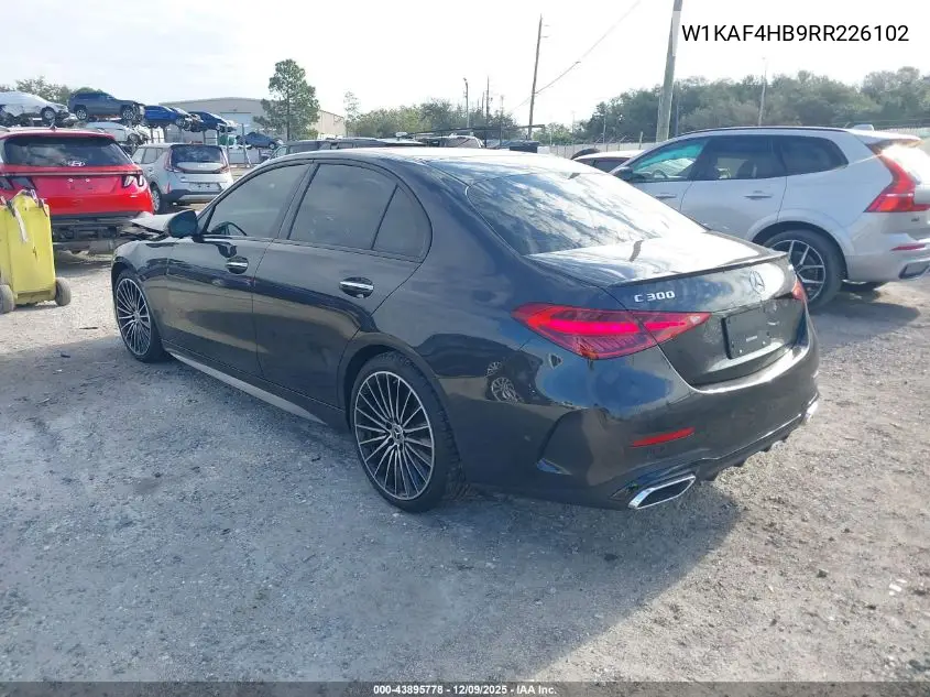 W1KAF4HB9RR226102 2024 Mercedes-Benz C 300