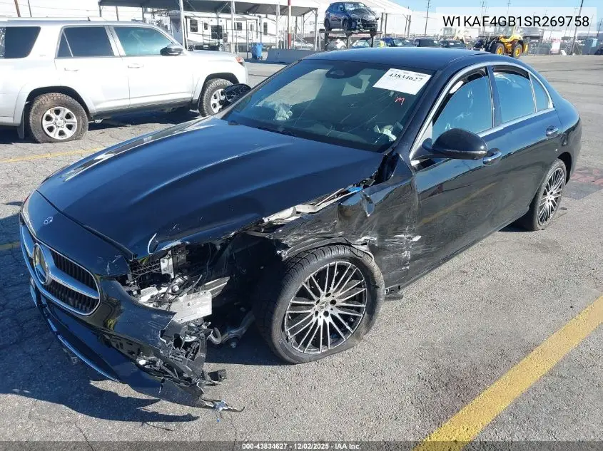 W1KAF4GB1SR269758 2025 Mercedes-Benz C 300