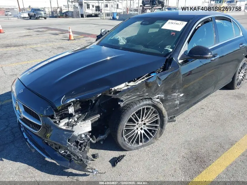 W1KAF4GB1SR269758 2025 Mercedes-Benz C 300