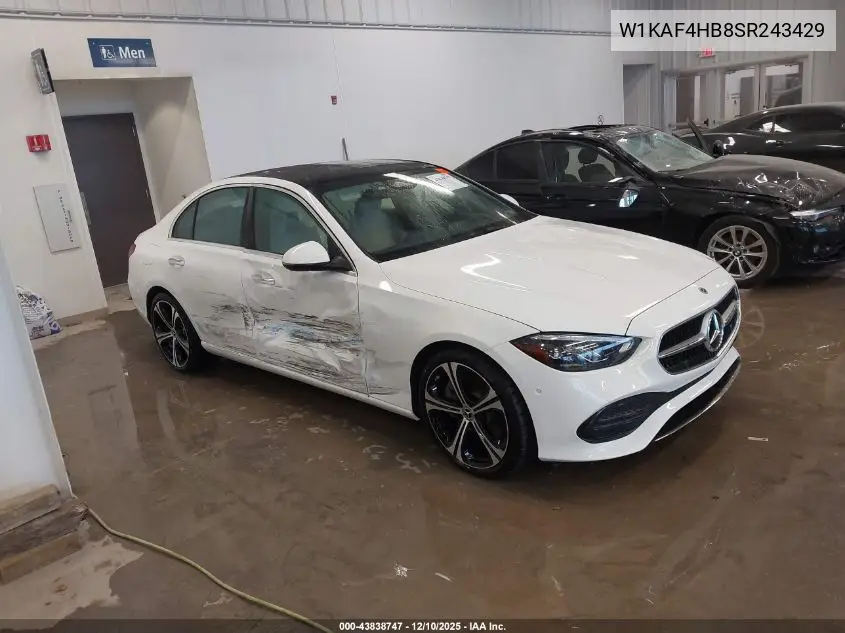 W1KAF4HB8SR243429 2025 Mercedes-Benz C 300