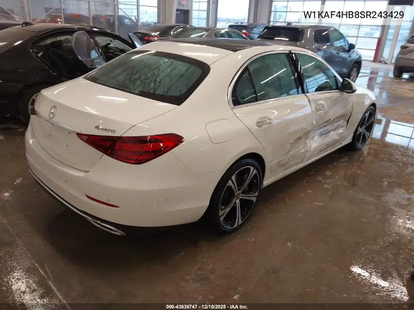 W1KAF4HB8SR243429 2025 Mercedes-Benz C 300