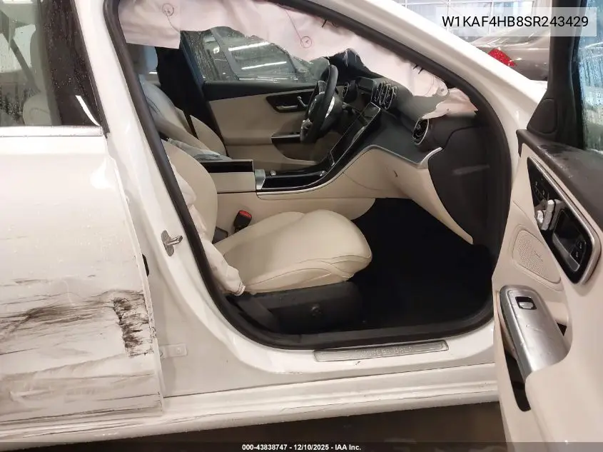 W1KAF4HB8SR243429 2025 Mercedes-Benz C 300