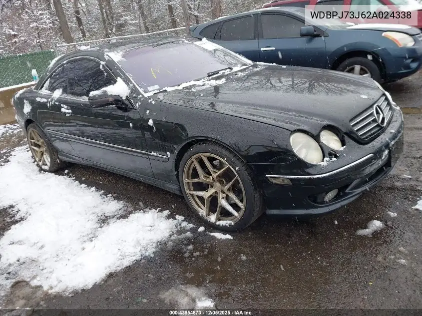 WDBPJ73J62A024338 2002 Mercedes-Benz Cl 55 Amg