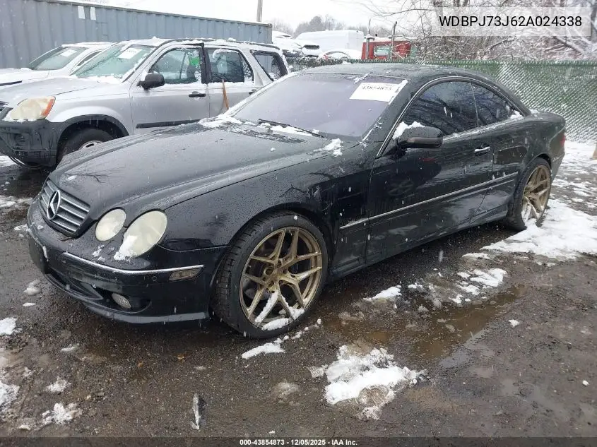 WDBPJ73J62A024338 2002 Mercedes-Benz Cl 55 Amg