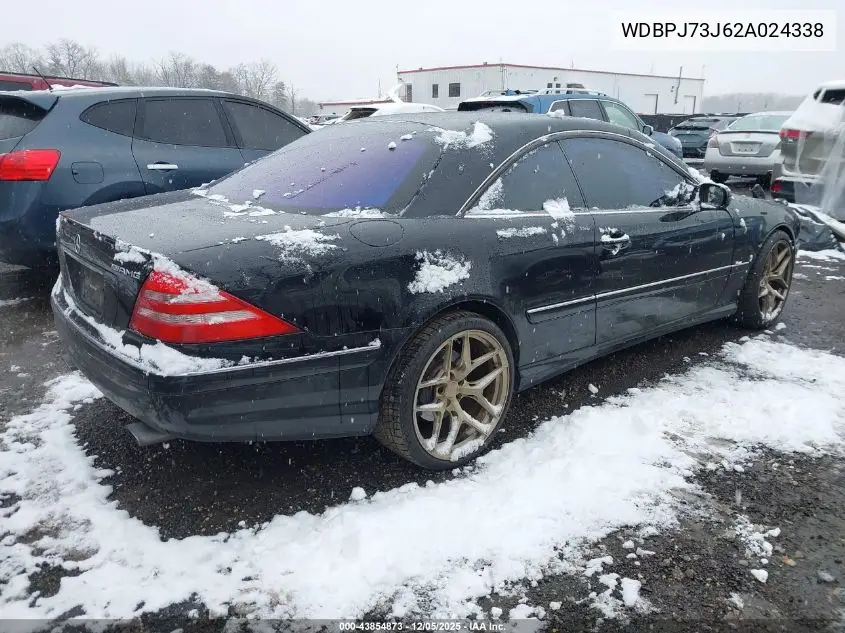 WDBPJ73J62A024338 2002 Mercedes-Benz Cl 55 Amg