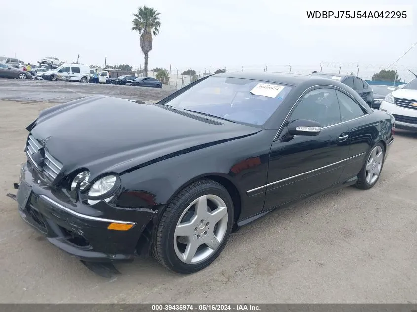 WDBPJ75J54A042295 2004 Mercedes-Benz Cl 500