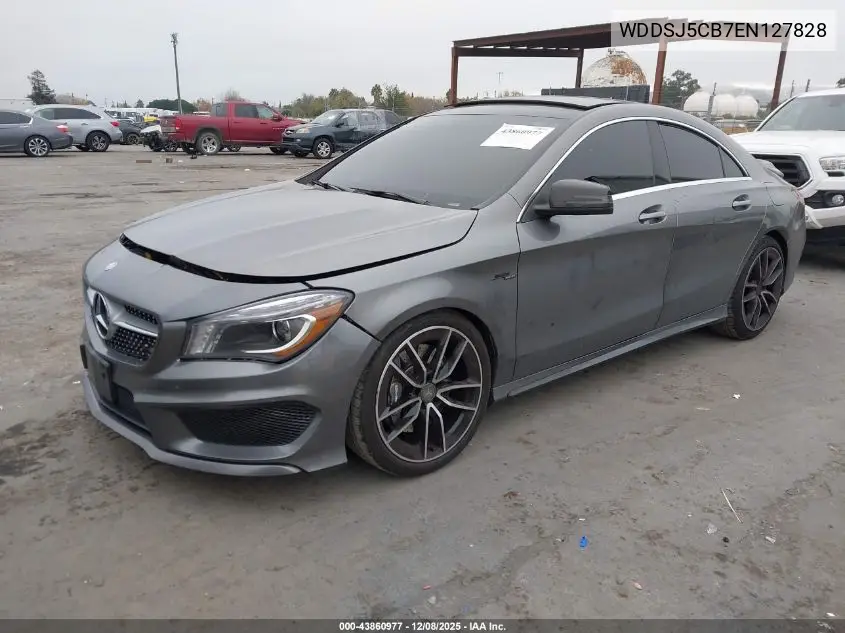 WDDSJ5CB7EN127828 2014 Mercedes-Benz Cla 45 Amg 4Matic
