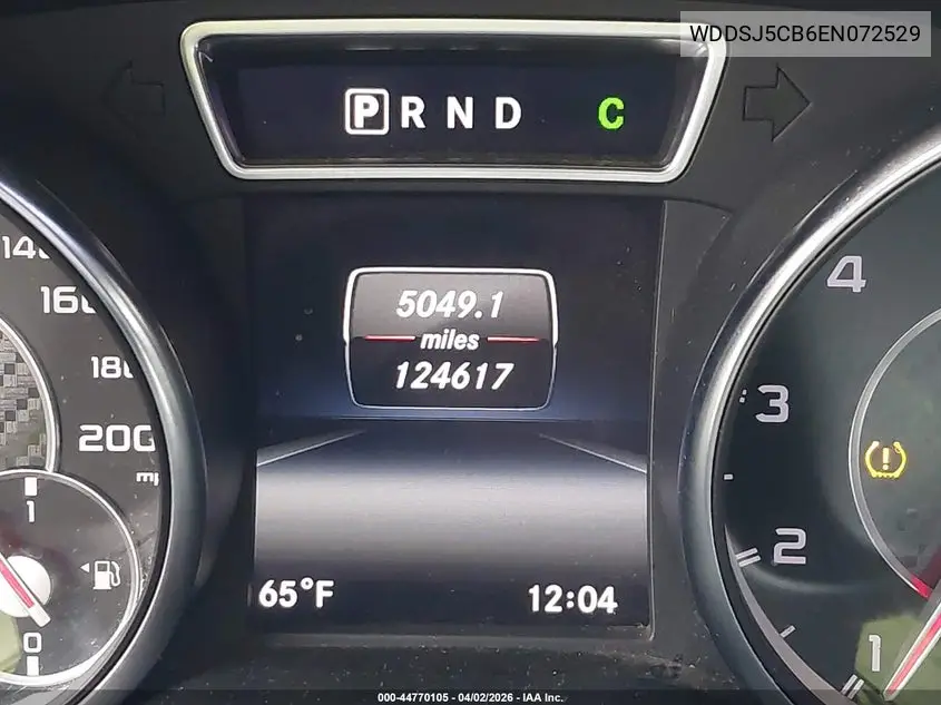 2014 Mercedes-Benz Cla 45 Amg 4Matic VIN: WDDSJ5CB6EN072529 Lot: 44770105