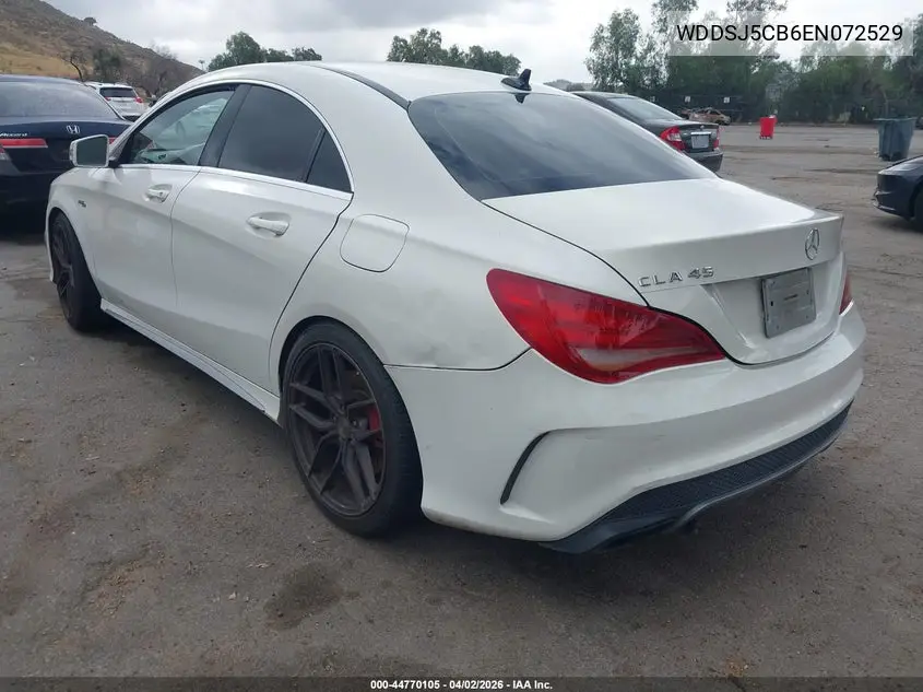 2014 Mercedes-Benz Cla 45 Amg 4Matic VIN: WDDSJ5CB6EN072529 Lot: 44770105