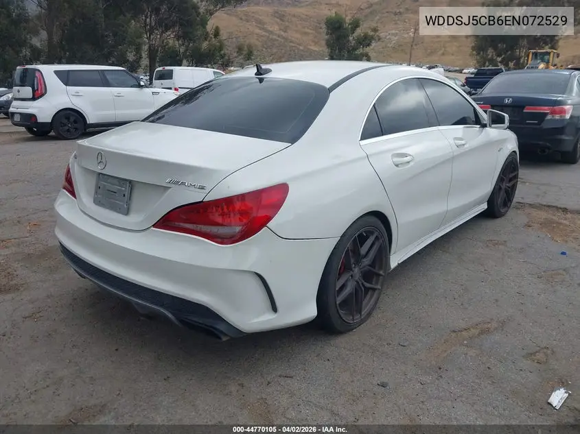 2014 Mercedes-Benz Cla 45 Amg 4Matic VIN: WDDSJ5CB6EN072529 Lot: 44770105