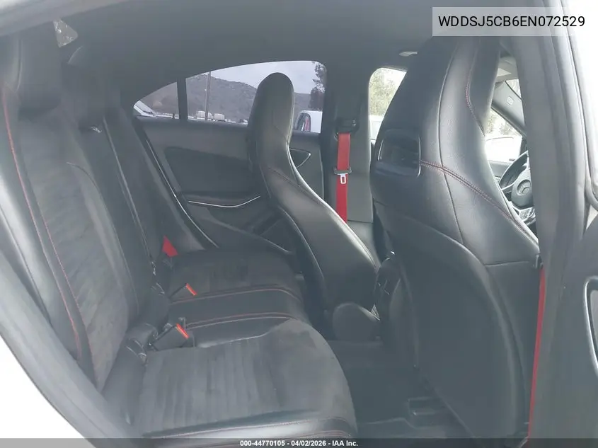 2014 Mercedes-Benz Cla 45 Amg 4Matic VIN: WDDSJ5CB6EN072529 Lot: 44770105