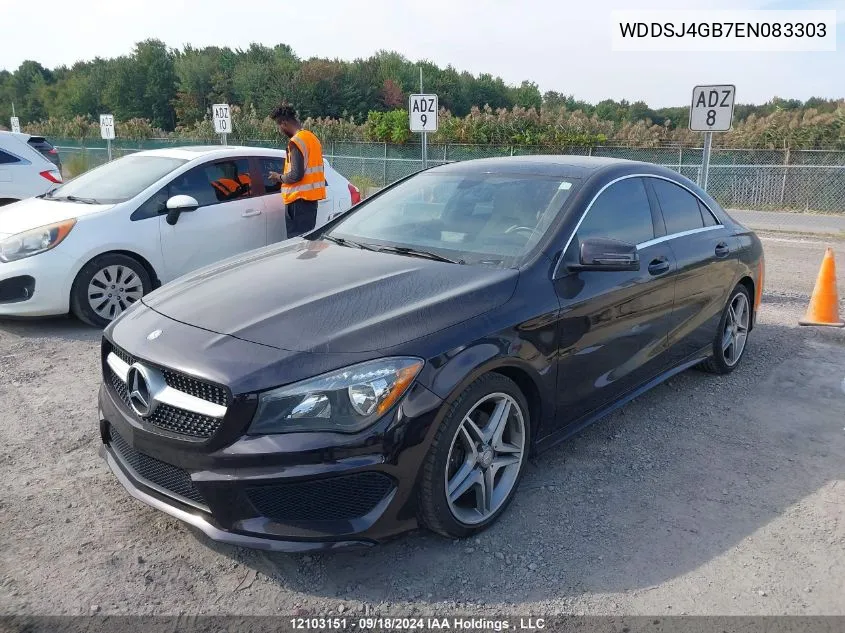 WDDSJ4GB7EN083303 2014 Mercedes-Benz Cla-Class