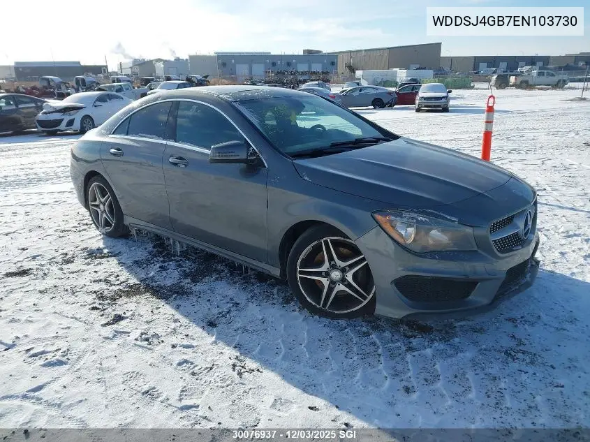 WDDSJ4GB7EN103730 2014 Mercedes-Benz Cla 250 4Matic