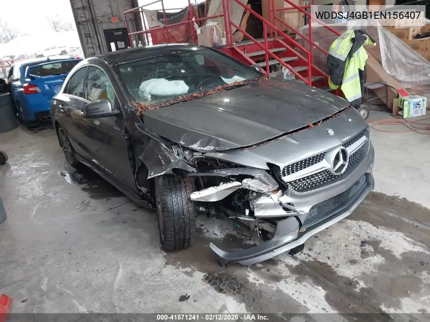 2014 Mercedes-Benz Cla 250 4Matic VIN: WDDSJ4GB1EN156407 Lot: 41571241