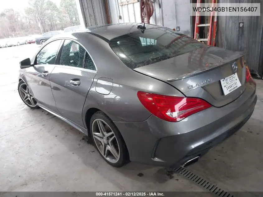 2014 Mercedes-Benz Cla 250 4Matic VIN: WDDSJ4GB1EN156407 Lot: 41571241