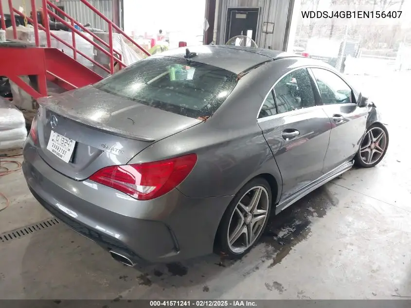 2014 Mercedes-Benz Cla 250 4Matic VIN: WDDSJ4GB1EN156407 Lot: 41571241