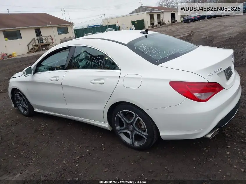 WDDSJ4EB2EN050826 2014 Mercedes-Benz Cla 250