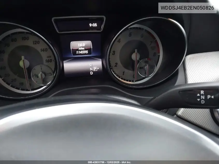WDDSJ4EB2EN050826 2014 Mercedes-Benz Cla 250