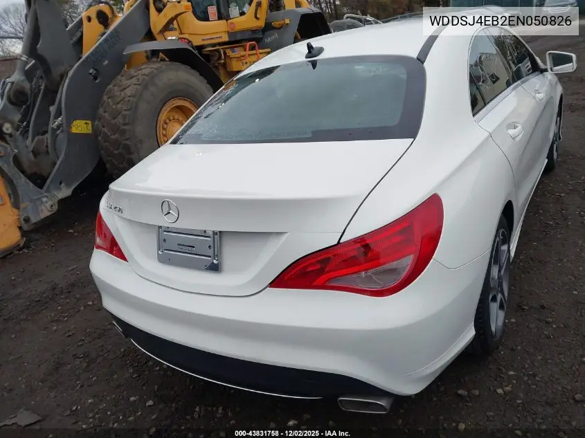 WDDSJ4EB2EN050826 2014 Mercedes-Benz Cla 250