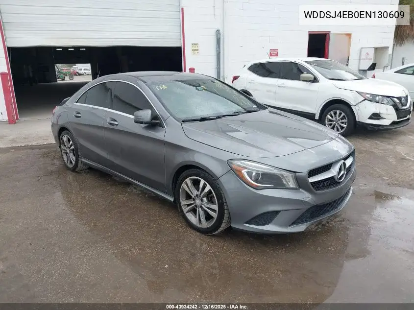 WDDSJ4EB0EN130609 2014 Mercedes-Benz Cla 250