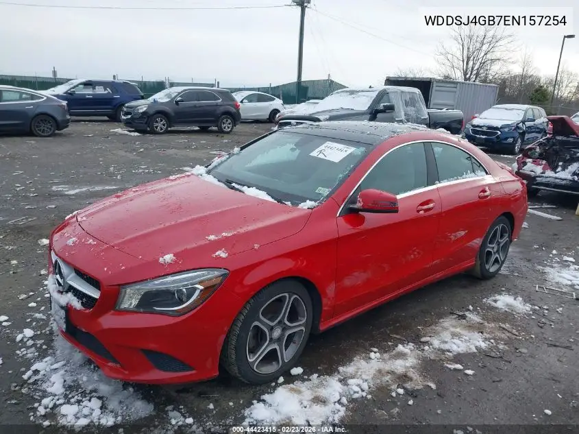 WDDSJ4GB7EN157254 2014 Mercedes-Benz Cla 250 4Matic