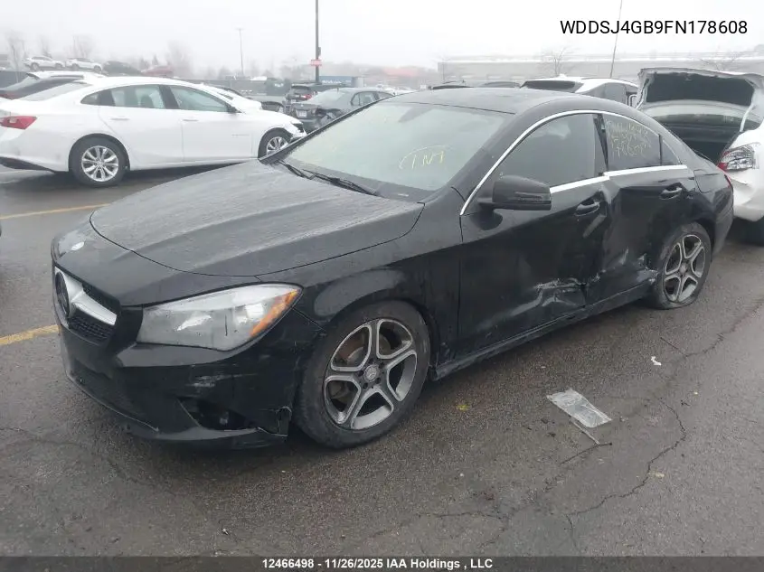 WDDSJ4GB9FN178608 2015 Mercedes-Benz Cla 250 4Matic