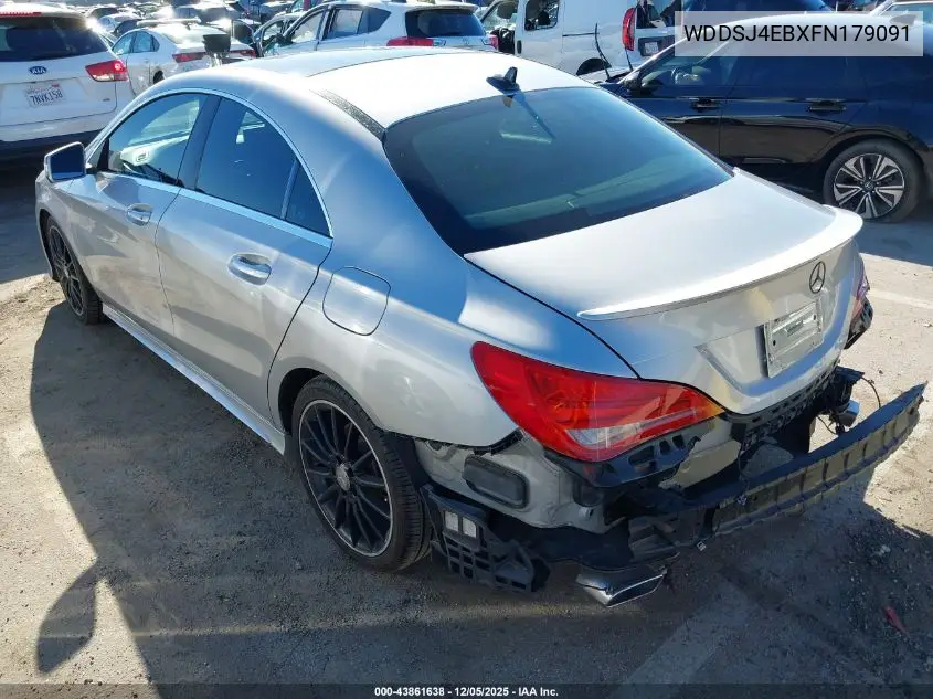 WDDSJ4EBXFN179091 2015 Mercedes-Benz Cla 250