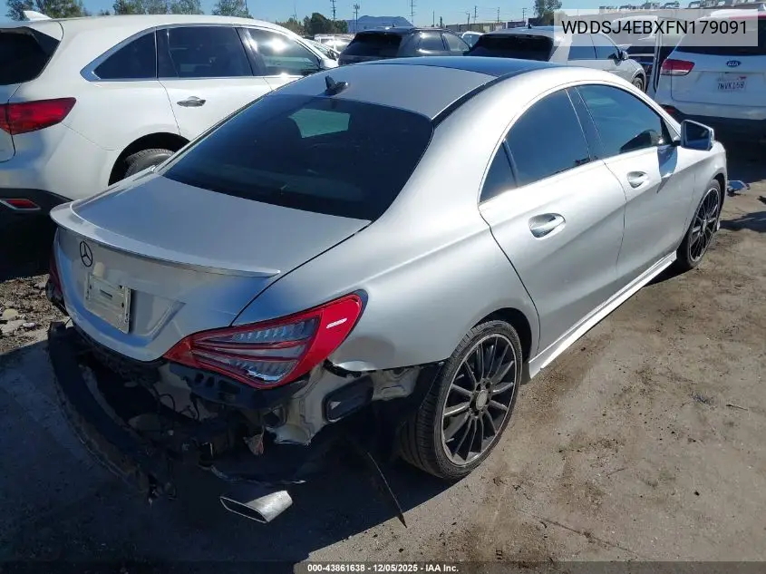 WDDSJ4EBXFN179091 2015 Mercedes-Benz Cla 250