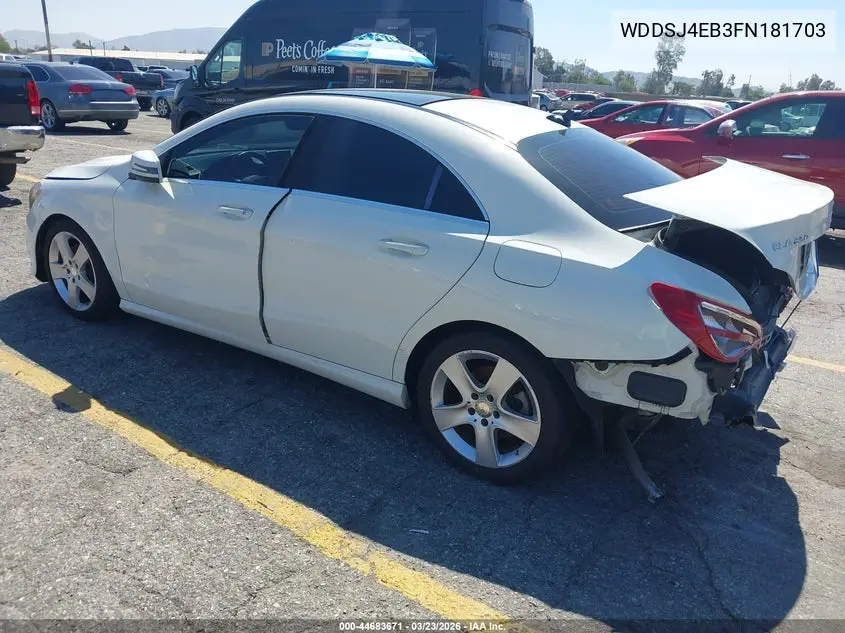 WDDSJ4EB3FN181703 2015 Mercedes-Benz Cla 250