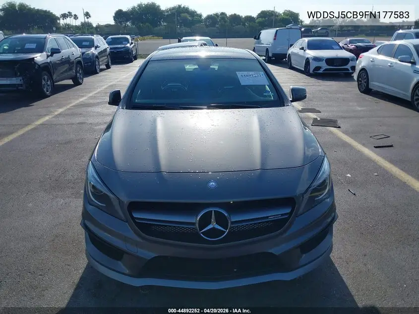 2015 Mercedes-Benz Cla 45 Amg 4Matic VIN: WDDSJ5CB9FN177583 Lot: 44892252