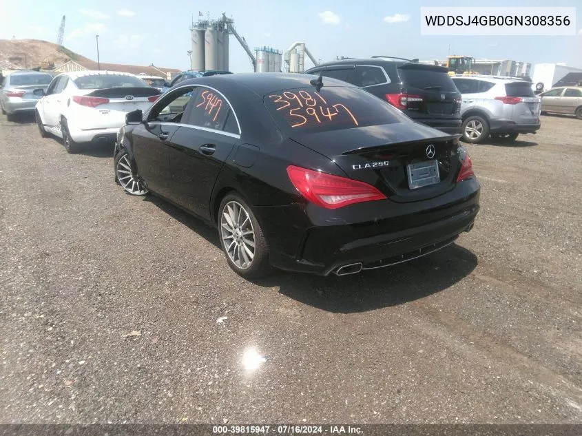 WDDSJ4GB0GN308356 2016 Mercedes-Benz Cla 250 4Matic