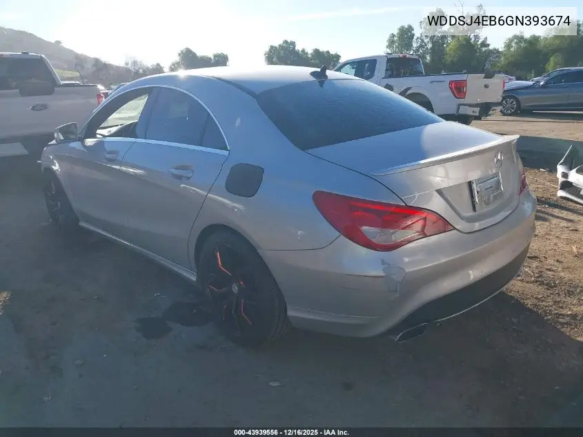 WDDSJ4EB6GN393674 2016 Mercedes-Benz Cla 250