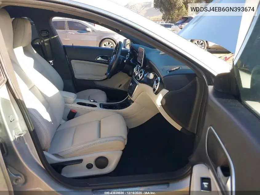 WDDSJ4EB6GN393674 2016 Mercedes-Benz Cla 250