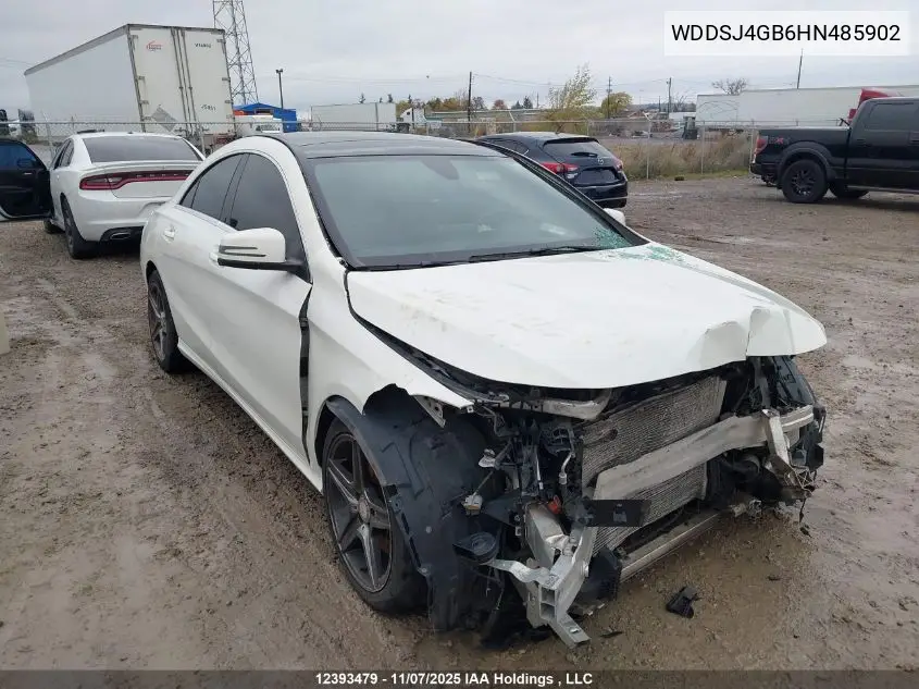WDDSJ4GB6HN485902 2017 Mercedes-Benz Cla 250 4Matic