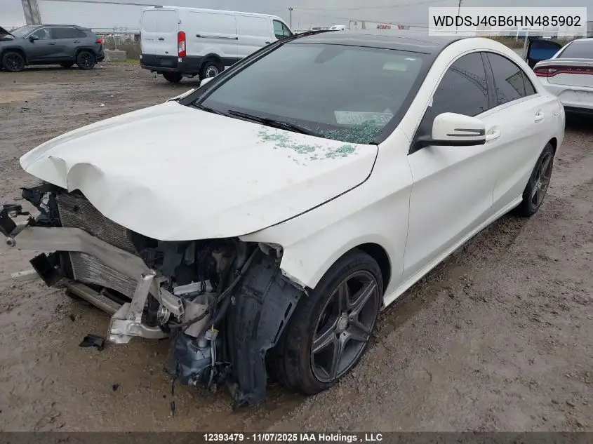 WDDSJ4GB6HN485902 2017 Mercedes-Benz Cla 250 4Matic