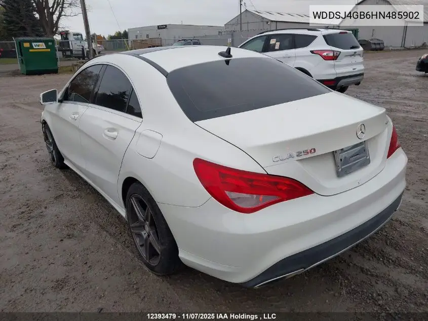 WDDSJ4GB6HN485902 2017 Mercedes-Benz Cla 250 4Matic