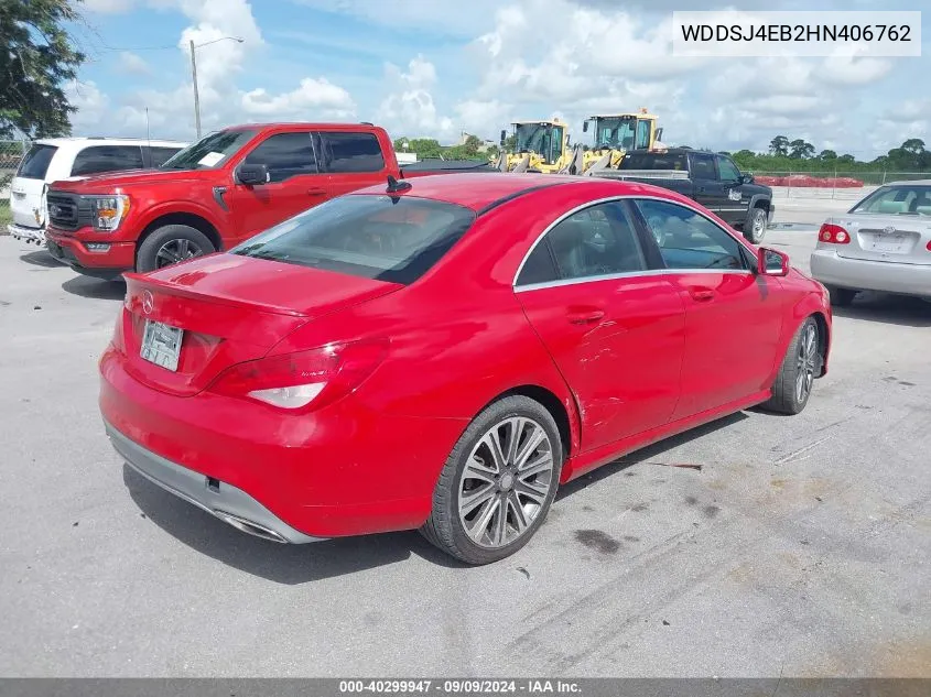 WDDSJ4EB2HN406762 2017 Mercedes-Benz Cla 250