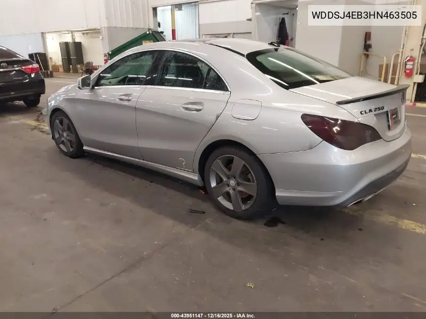 WDDSJ4EB3HN463505 2017 Mercedes-Benz Cla 250
