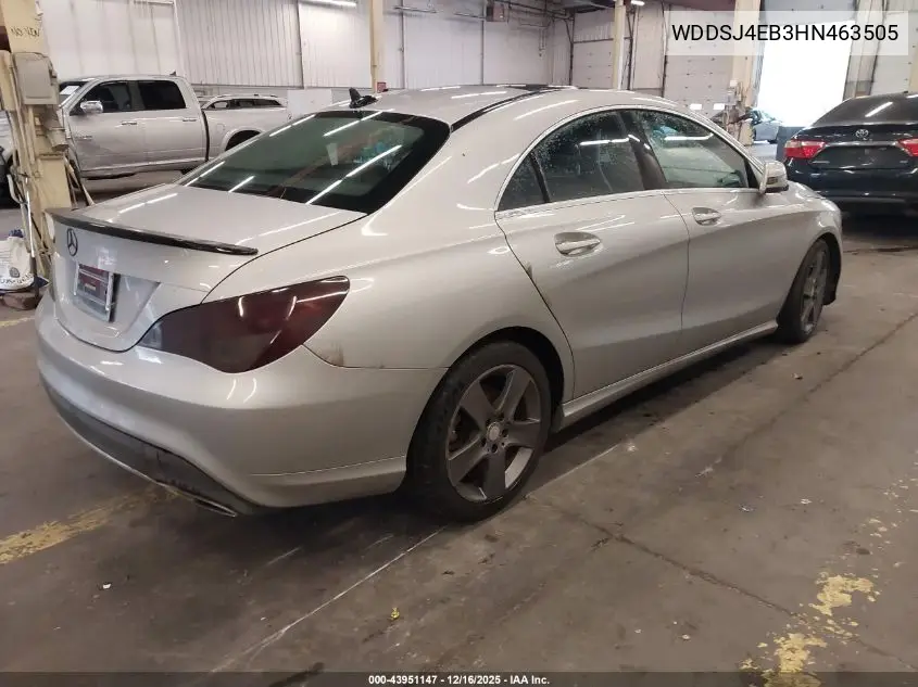 WDDSJ4EB3HN463505 2017 Mercedes-Benz Cla 250