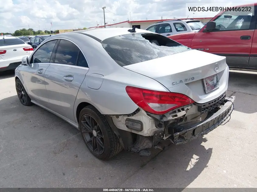 WDDSJ4EB9HN466232 2017 Mercedes-Benz Cla 250