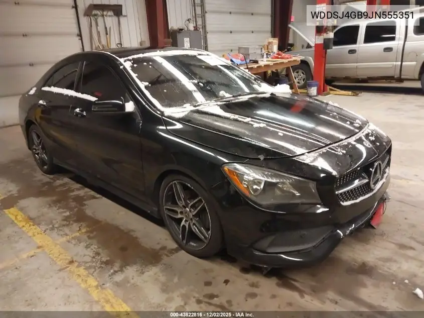 WDDSJ4GB9JN555351 2018 Mercedes-Benz Cla 250 4Matic