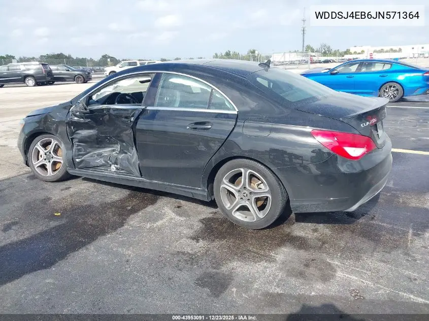 WDDSJ4EB6JN571364 2018 Mercedes-Benz Cla 250