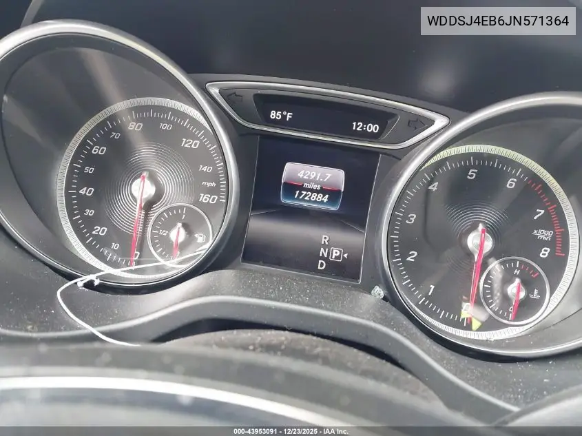 WDDSJ4EB6JN571364 2018 Mercedes-Benz Cla 250