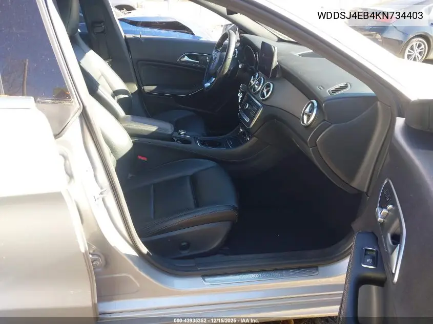 WDDSJ4EB4KN734403 2019 Mercedes-Benz Cla 250