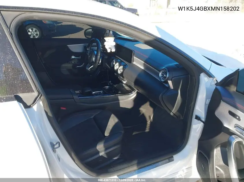 W1K5J4GBXMN158202 2021 Mercedes-Benz Cla 250