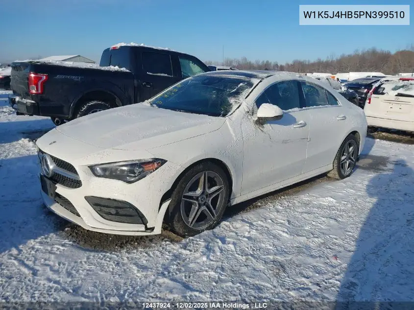 W1K5J4HB5PN399510 2023 Mercedes-Benz Cla 250 4Matic